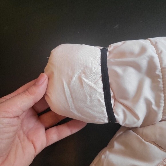 DKNY Baby Girl Pink and Black Snowsuit Outwear Size 6-9 Months - Picture 8 of 10